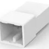 Insulating housing for 6.3 mm, 2 pole, PA, UL 94V-0, natural, 180924