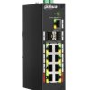 PFS3211-8GT-120-V2 - switch przemysłowy, gigabitowy PoE 8-port + 1 RJ45 + 2 SFP