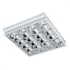 Oprawa rastrowa RES T8 4x12W p/t KAFLER EMPTY przystosowane do TUB LED T8 C05-E-RES418P