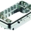 Surface mount housing, size Han-Yellock 60, zinc die casting, IP65/IP67, 11126000301
