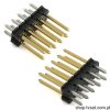 77313-846-10 Connector 2 x 5 Pin Gold THT BERG