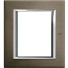 AXOLUTE Ramka 1 pojedyncza prostokątna 3+3 moduły szczotkowany brąz HA4826BR LEGRAND