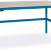 Manuflex LC1923.5007 ESD Stół roboczy ESD CANTOLAB standard z płytą kauczukową, szer. X gł. X wys. = 2000 x 1000 x 762-7