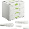 Skrzynia transportowa Festool Systainer SYS3-SORT/3 M 337 577769 (D x S x W) 396 x 296 x 337 mm