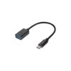 Złącze USB A/USB-C gn-wt 15cm OTG / RB-6007-015-B