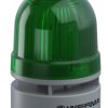 Sygnalizator akustyczny z lampą sygnalizacyjną 12 V Zielony AC/DC IP65 Montaż ścienny 92dB