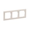 SUNO Ramka 3 potrójna piasek 721533 LEGRAND