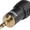 Hicon HI-J35S04 Złącze męskie jack 3,5 mm złącze męskie proste Ilość styków: 3 stereo czarny 1 szt.