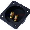 Gniazdo głośnikowe banan 2 pin kwadratowe 81mm x 81mm