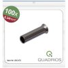 Quadrios 22C472 Wire-End Sleeves 0.34mm² 100pcs Tin-Coated Copper