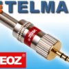 Wtyk mały jack 2,5mm 2.5 stereo metal VEOZ VE-253