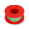 Przewód montażowy Kynar z miedzi srebrzonej - 0,25mm/AWG 30 - zielony - 50m
