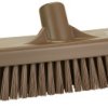 Szczotka do szorowania, dł. włosia: 46mm, Twardy, Brązowy, PET, zastosowanie: Uniwersalny środek czyszczący, Szczotka