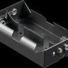 Holder for 4 Mono cells (D), push button