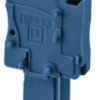 Plug, spring balancer connection, 0.08-4.0 mm², 1 pole, 24 A, 6 kV, blue, 3043174