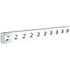 Threaded strip, straight, steel, (L x W x H) 426.72 x 5 x 1.5 mm, 84 HP, 002.12.284