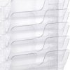 Durable FLEXIPLUS 6 A4 QUER 1700014401 Uchwyt do prospektów czarny, przeźroczysty DIN A4 poprzeczny Ilość przegródek 6 1