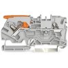Blok zacisków na szynę DIN WAGO 2104-1201 poziomy: 1 TOPJOB S Szary 600V 4mm² Wciskane IECEx/ATEX/CSA