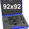 Wycinak kwadratowy do otworów w stali 92x92 mm / Otwornica do blachy 92x92mm / ENERGOTYTAN WK92