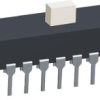 Przełącznik suwakowy, DPDT, montaż PCB, 115V, 300 mA przy 115 V AC, -40 → +80°C, TE Connectivity