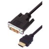 L-Com Kabel HDMI HD-DVI 3 m A: HDMI B: DVI A: Męski B: Męski