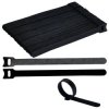 TruComponents 656408 Hook-and-loop cable tie 200mm x 12mm Blk 100pcs