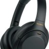 Sony WH-1000XM4 Słuchawki wokółuszne Bluetooth, przewód stereo czarny Wyciszanie hałasów składane HiFi