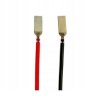 Pair of 18650 Battery Cables - Black + Red