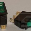 Przełącznik podśw.śr.zielony 250V 15A/250VAC IXL-101-2C RoHS