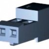 TE Connectivity 3-640443-4 Listwa kołkowa, żeńska, standardowa MTA-100, wire-to-wire, piny: 4, 5 A, 1 szt.