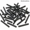 30x Koszulka rurka termokurczliwa czarna 10mm x 45mm 2/5 cala z klejem 2:1