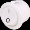 R13112AAAB Rocker switch, round, 1x ON - OFF, white