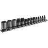 Sealey AK618B TRX-Star Socket Set 14pc 1/4" 3/8" & 1/2"SqDrive E4-E24 Blk Series