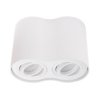 Maxlight C0085 Lampa Sufitowa Basic Round Biała Podwójna