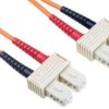 Kabel światłowodowy, średnica: 50/125μm, OM2 Wielomodowy, Pomarańczowy, SC/SC