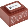 Transformator do druku 2 x 15V ac 230V ac 2 wyjścia Do montażu na płytce drukowanej 3.2VA