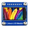 Waveshare 240×135, General 1.14inch LCD Display Module, IPS, 65K RGB