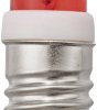 TRU COMPONENTS TC-12249928 Wielonapięciowa lampa LED 3 V/DC, 15 V/DC E10 czerwony 1 szt.