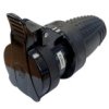 Gniazdo Gumowe 2P+Z Ip44 250V~ 16 A 3680W 50Hz Z Klapką 24017