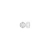 TOOLCRAFT 1066570 Locknuts M6 Stainless Steel A4 100 pieces