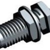 SSMA panel socket 50 Ω, solder connection, straight, 1045629-1