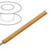 Przewód Hookup Wire D: 22Awg Drut Cu Pvc Pomarańczowy 1000V 30,5M 1561 Or005