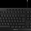 JK-8500DE-2 Keyboard - USB - black - German