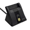 Qoltec Inteligentny czytnik chipowych kart ID SCR-0643 USB 2.0 + Adapter USB-C