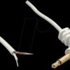 nf audio cable,3,5mm,mono,angled,white