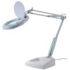 Lampa z lupą x80 LED 15W biała ZD-129