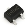 Dioda Schottky BAT54C SMD SOT-23 NXP podwójna wspólna katoda