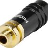 Złącze Jack żeńskie 3,5 mm, stereo Hicon HI-J35S-SCREW-F