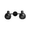 Lampa Z Dwoma Czarnymi Reflektorkami Reus Ozdobne Klosze Lp-8069/2Ws Bk Light...