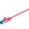 Kabel Patchcord CAT 6a S/FTP PIMF RJ45/RJ45 1m purpurowy